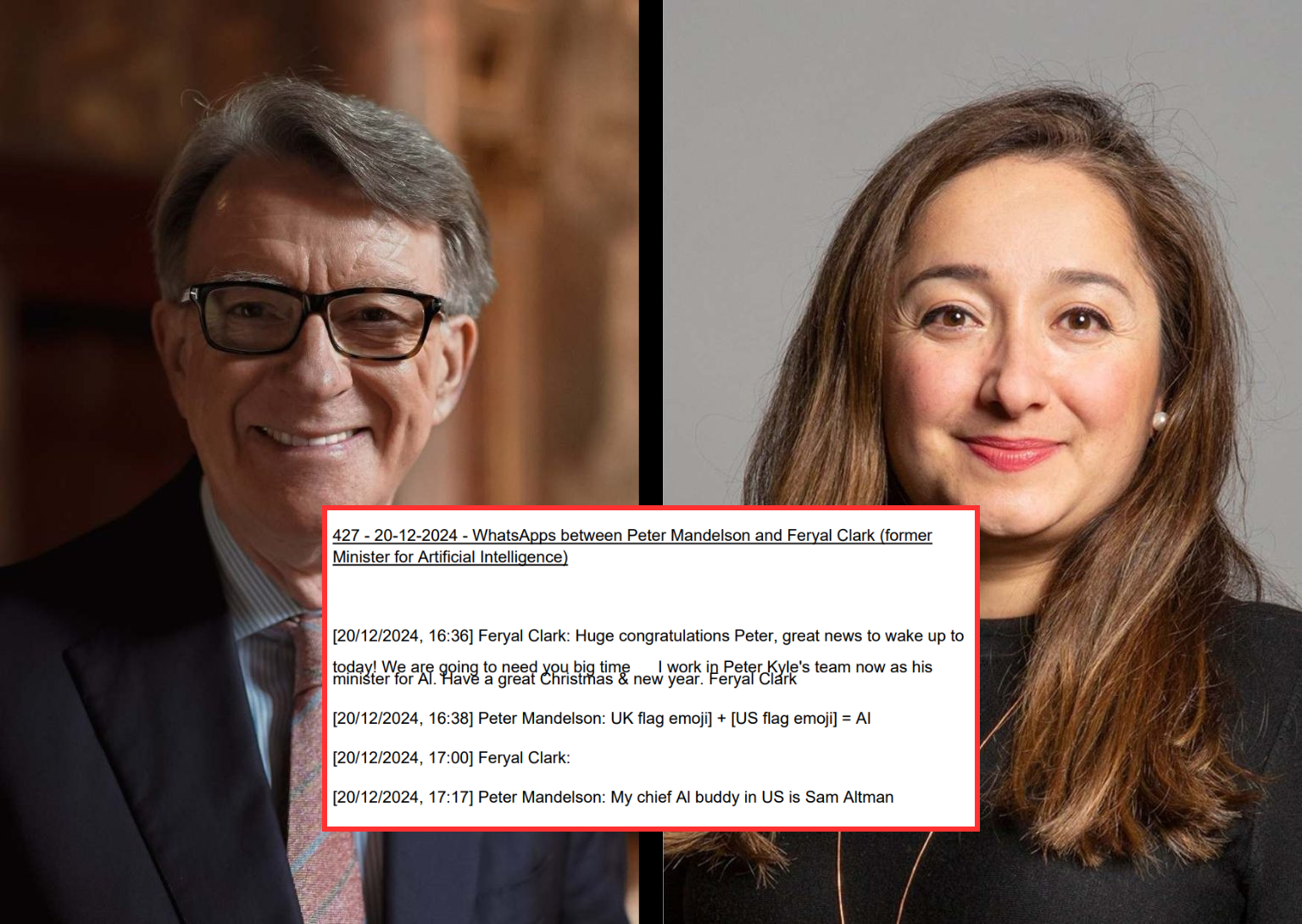 Enfield North MP's gushing messages to Mandelson laid bare